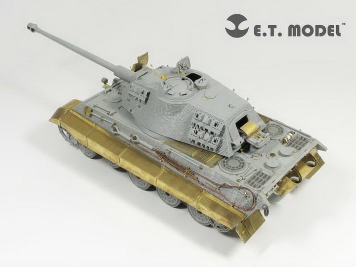 ET Model EA35-027 WWII German King Tiger/Jagdtiger Fender &amp;amp; Side Skirts For DRAGON Kit 1/35 – image 3