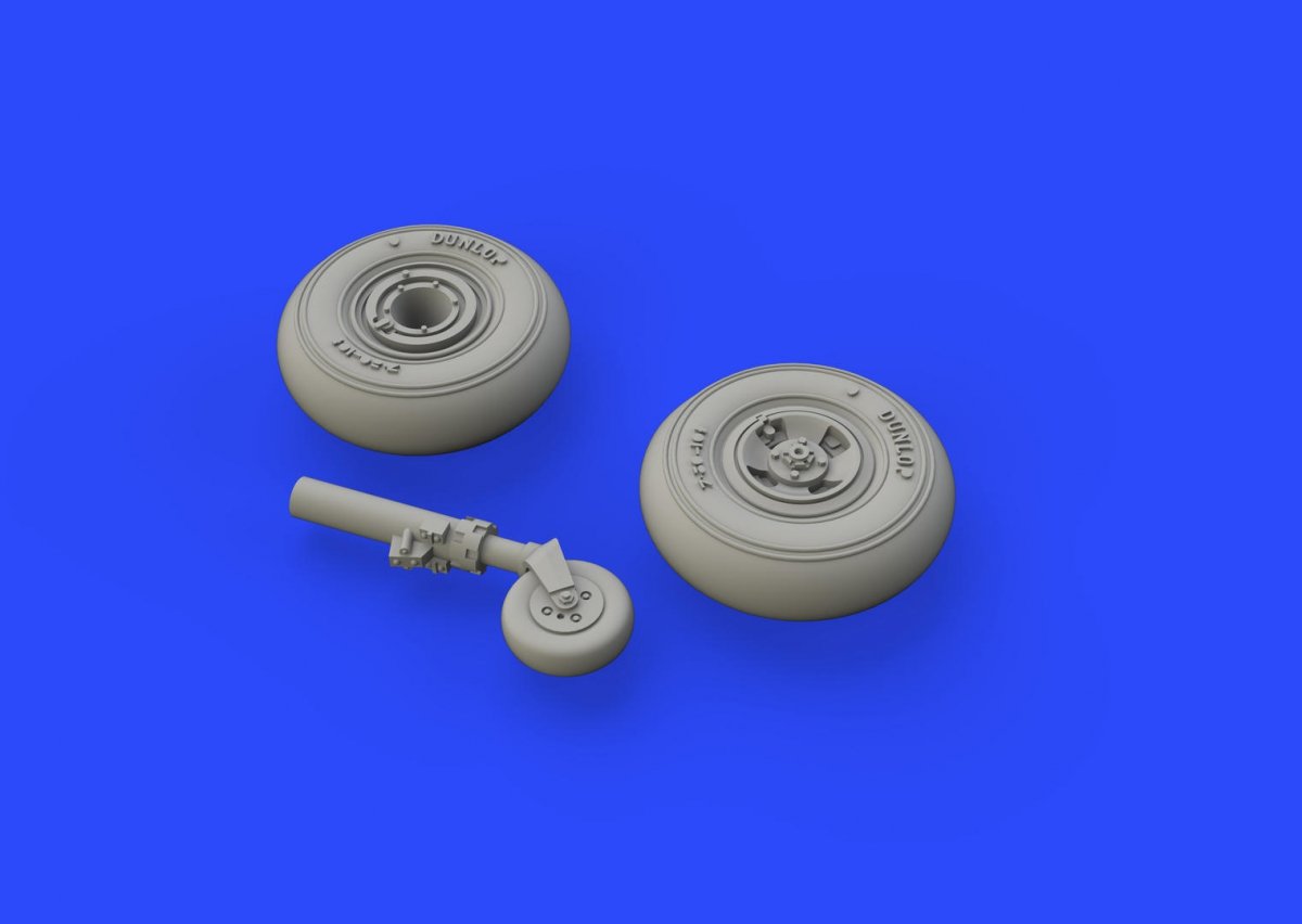 Eduard 672146 Spitfire Mk. VIII wheels - 4 spoke w/ smooth tire EDUARD 1/72 – zdjęcie 4