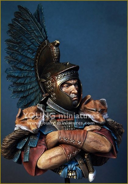 Young Miniatures YH1842 Roman Cavalry Officer - 3rd Century after Christ German1/10 – zdjęcie 4