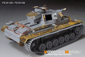 Voyager Model PE351261 WWII German Pz.KPfw.III Ausf.N early version upgrade set basic For DRAGON 6606 1/35 – immagine 4
