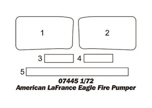 Trumpeter 07445 American LaFrance Eagle Fire Pumper 1/72 – zdjęcie 16