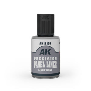 AK Interactive AK12101 LIGHT GREY - PRECISION PANEL LINER 30ml