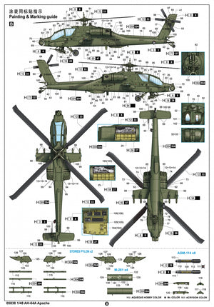 Trumpeter 05838 AH-64A Apache 1/48 – zdjęcie 4