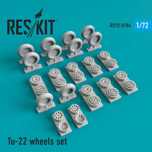RESKIT RS72-0184 TU-22 WHEELS SET 1/72