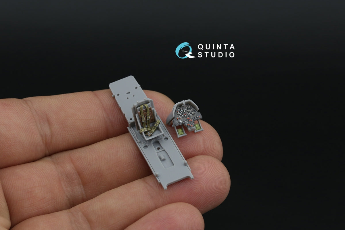 Quinta Studio QD72219 P-51B/P-51C Mustang 3D-Printed &amp;amp; coloured Interior on decal paper (Arma Hobby) 1/72 – zdjęcie 11
