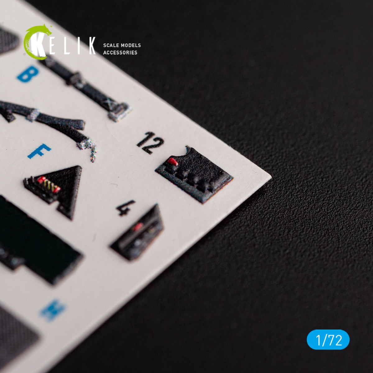 KELIK K72141 F-35B - interior 3D decals for Tamiya kit 1/72 – zdjęcie 6