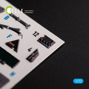 KELIK K72141 F-35B - interior 3D decals for Tamiya kit 1/72 – zdjęcie 6