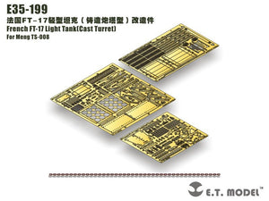 E.T. Model E35-199 French FT-17 Light Tank(Cast Turret) (For Meng TS-008) 1/35