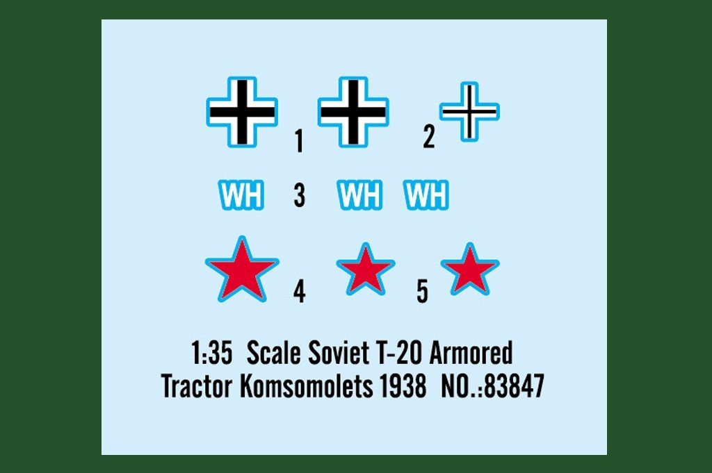 Hobby Boss 83847 Soviet T-20 Armored Tractor Komsomolets 1938 – zdjęcie 4
