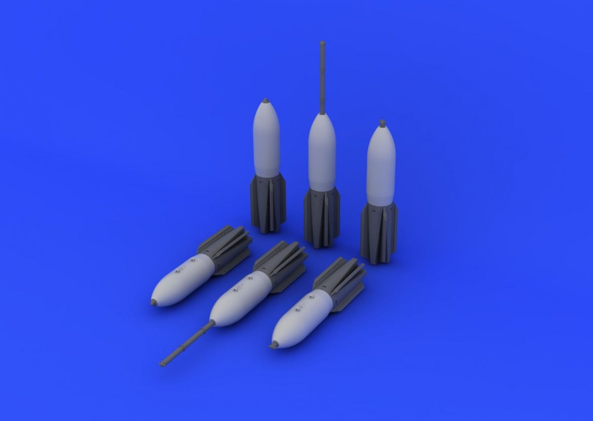 Bombes Eduard 672059 M117 avec aérofrein 1/72 – image 2