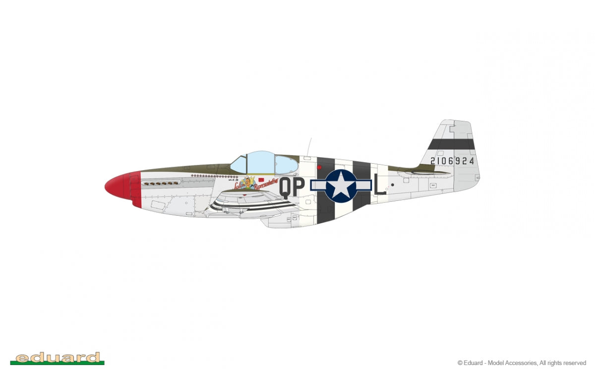 Eduard 11181 OVERLORD: D-DAY MUSTANGS / P-51B MUSTANG DUAL COMBO 1/48 – zdjęcie 8