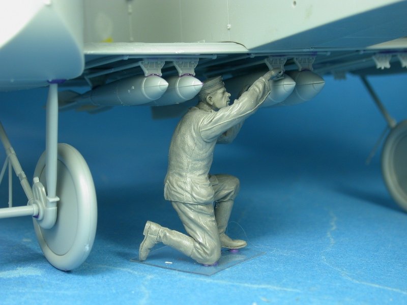 Copper State Models F32-015 German bomber ground crewman N.2 1/32 – zdjęcie 4