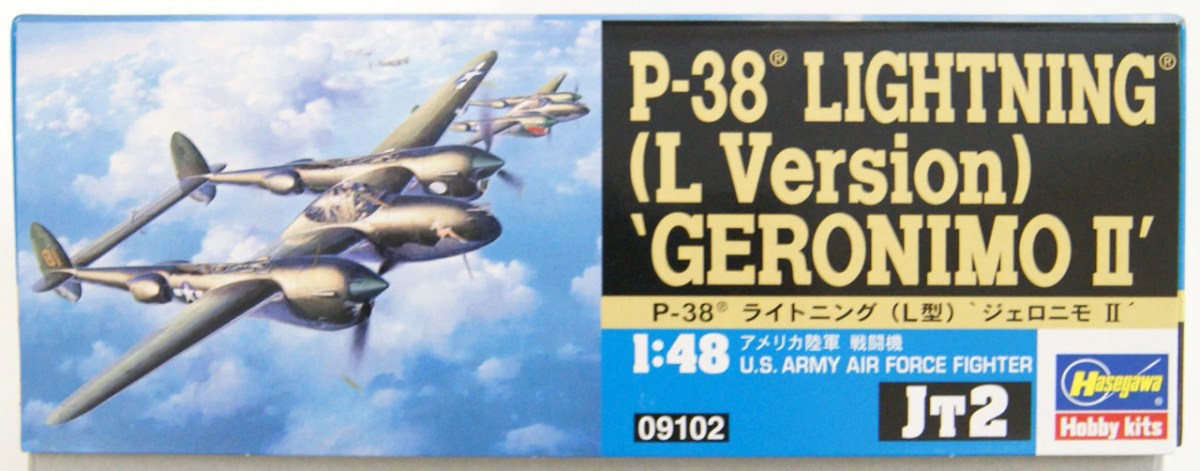 Hasegawa JT2 P-38L Lightning Jeronimo II 1/48 – zdjęcie 2