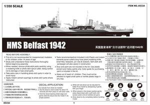 Trumpeter 05334 HMS Belfast 1942 1/350 – zdjęcie 3