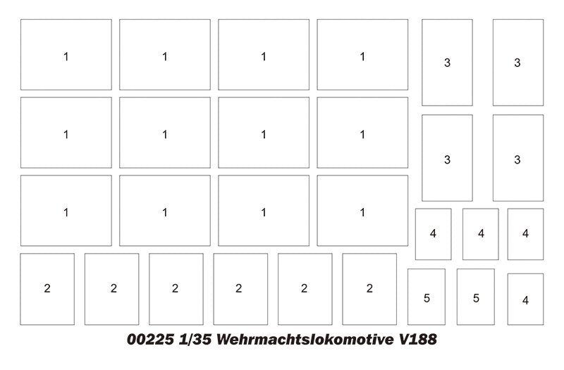 Trumpeter 00225 Wehrmachtslokomotive V188 1/35 – immagine 4