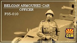 Copper State Models F35-010 Belgian Armored car officer 1/35