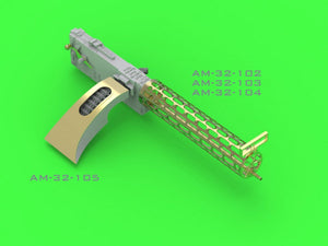 Master AM-32-105 Fokker E.II/E.III (Early) Ammunition feed chute with belt for LMG 08 Spandau 1/35 – zdjęcie 2