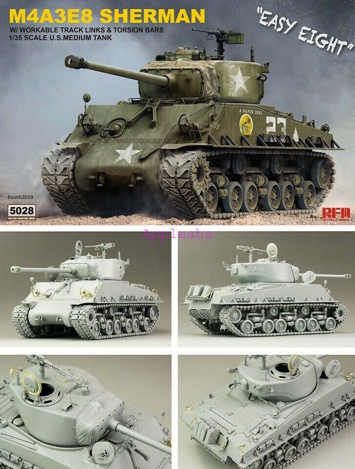 Rye Field Model 5028 M4A3E8 Sherman &amp;quot;Easy Eight&amp;quot; 1/35 – image 2