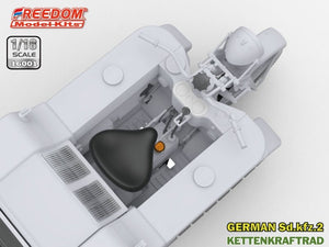 Freedom 16001 Sd.Kfz. 2 Kettenkraftrad Typ HK 101 1/16 – zdjęcie 12