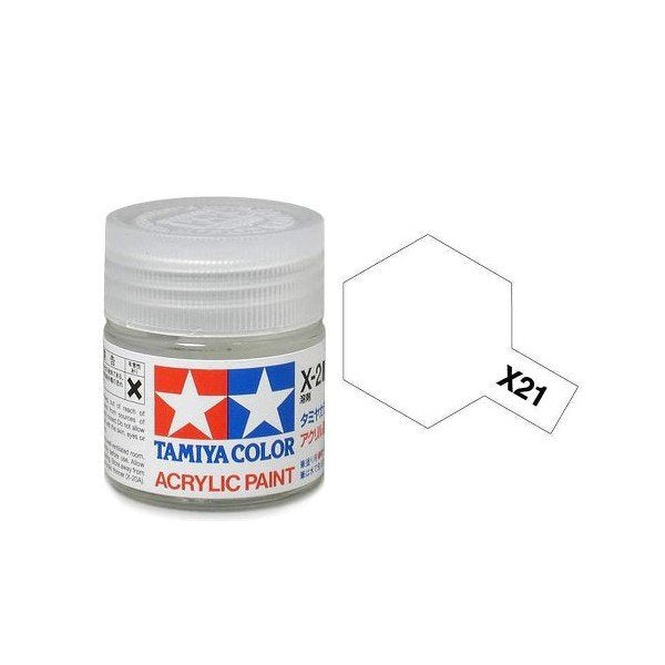 Tamiya 81021 Acrylic X-21 Flat Base 23ml