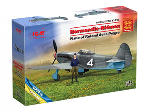 ICM 32093 Normandie-Niémen. Plane of Roland de la Poype (Yak-9T with Roland de la Poype figure) 1/32 – zdjęcie 2