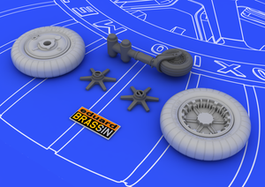 Eduard 648058 Bf 109E wheels 1/48 (EDUARD) – zdjęcie 2