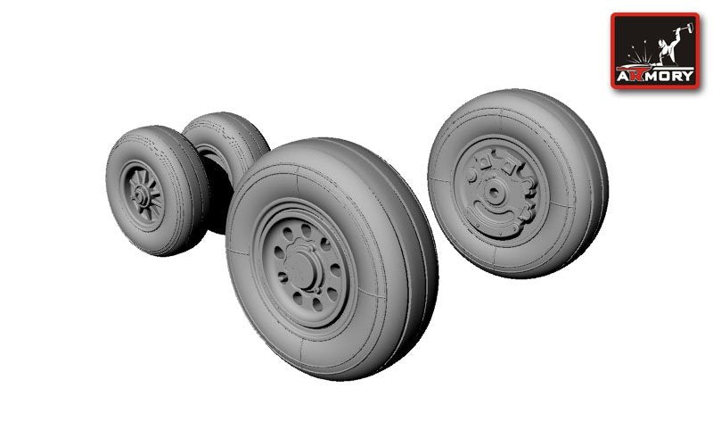 Armory Models AW72307 F-35C Lightning-II wheels 1/72 – zdjęcie 4