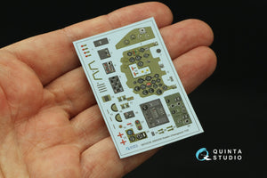 Quinta Studio QD32238 Mitsubishi J2M3/5/6 Raiden 3D-Printed coloured Interior on decal paper (Hasegawa) 1/32 – zdjęcie 2