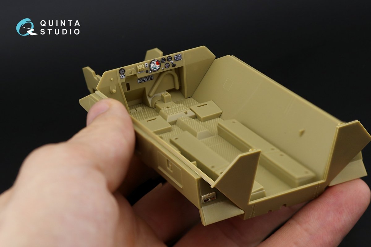 Quinta Studio QD35050 SD.KFZ.251 Family 3D-Printed &amp;amp; coloured Interior on decal paper ( Tamiya ) 1/35 – zdjęcie 4