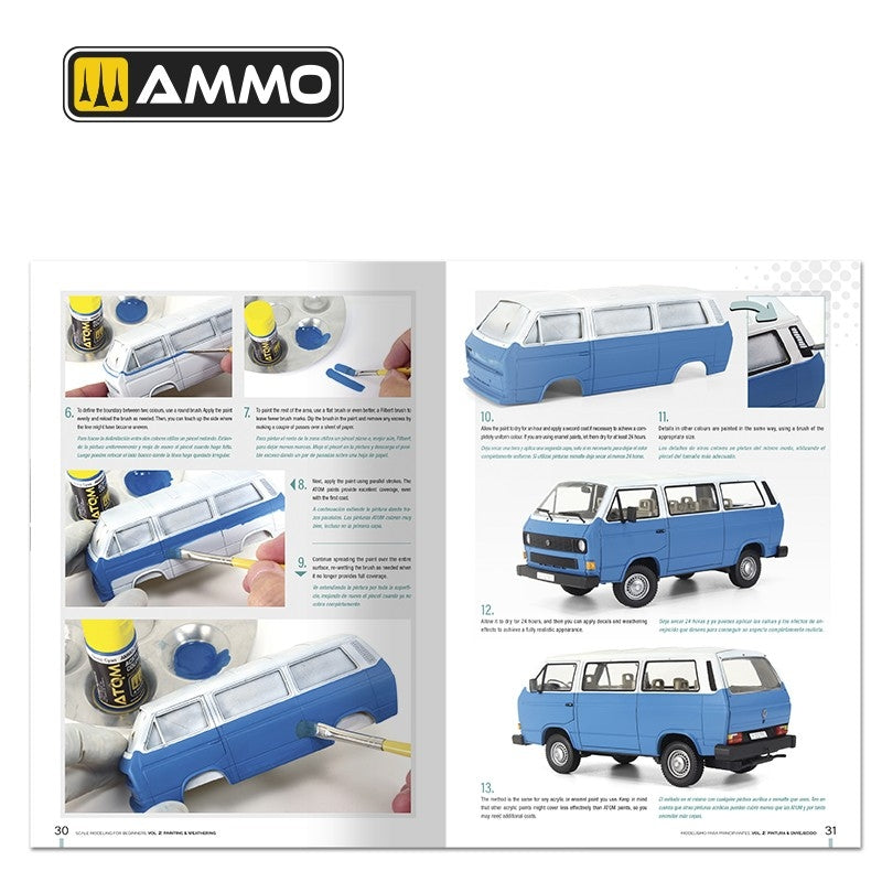 Ammo by Mig 6301 Scale Modeling for Beginners Vol. 2: Paint &amp;amp; Weathering (Bilingual) – zdjęcie 8