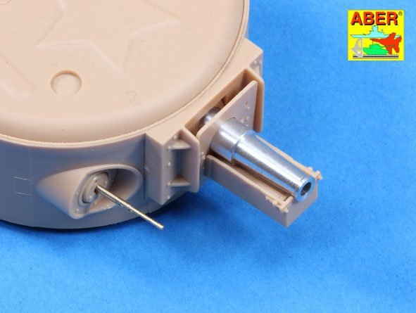 Aber 35l-175 Set of barrels for Soviet tank T-28 Early: 1 x KT-28 (76.2 mm), 3 x Machine Gun DT (7.62 mm) 1/35 – image 5