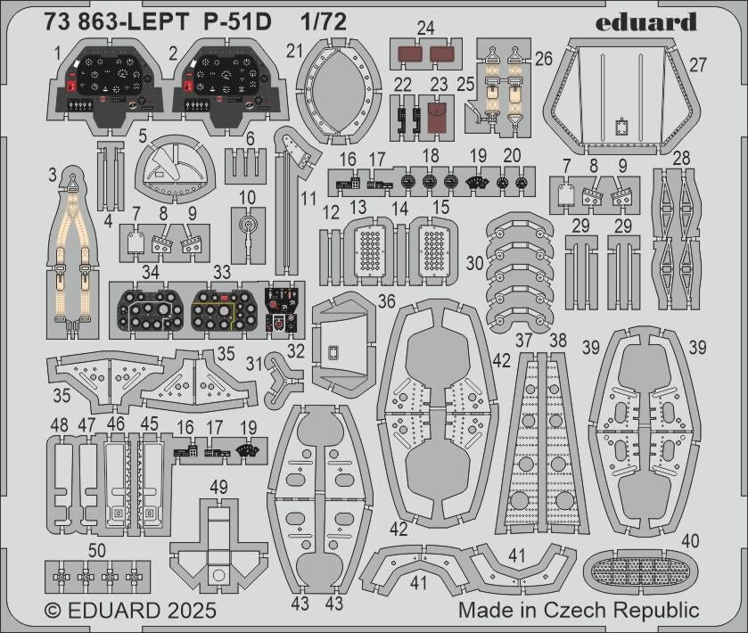 Eduard 73863 P-51D for ARMA HOBBY 1/72