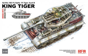 Rye Field Model 5159 Tiger Ausf.B "King Tiger" Clear Version, with full interior 1/35