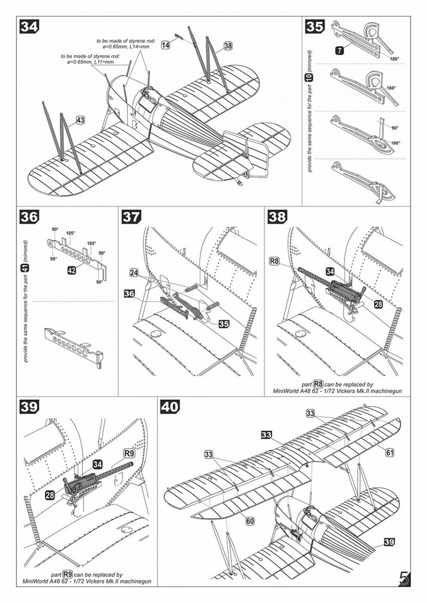 Armory Models 48001 Fairey Flycatcher British interwar FAA Fighter, early version, w/ Jaguar-III engine 1/48 – zdjęcie 22