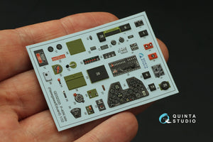 Quinta Studio QD32220 P-40N late 3D-Printed colored Interior on decal paper (Hasegawa/Eduard) 1/32 – image 4