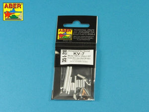 Armement Aber 35L-210 pour KV-7 soviétique : 2 canons de 76 mm ; 2 canons de 45 mm (échelle 1/35) – image 3