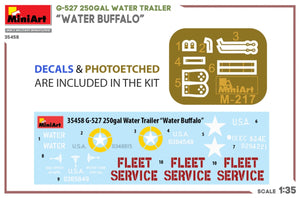 MiniArt 35458 G-527 250GAL WATER TRAILER “WATER BUFFALO” 1/35 – image 2