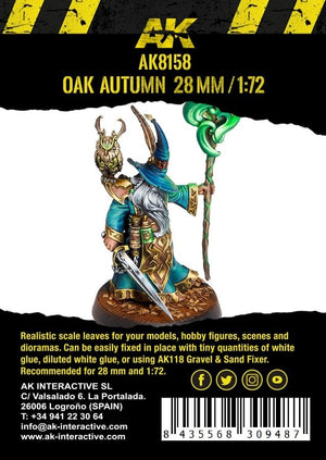 AK Interactive AK8158 OAK AUTUMN LEAVES 28MM 1/72 – zdjęcie 3