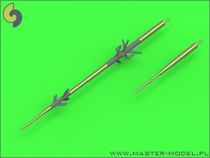 Master AM-48-122 Su-17, Su-20, Su-22 (Fitter) - Pitot Tubes and 30mm gun barrels 1/48 – zdjęcie 2