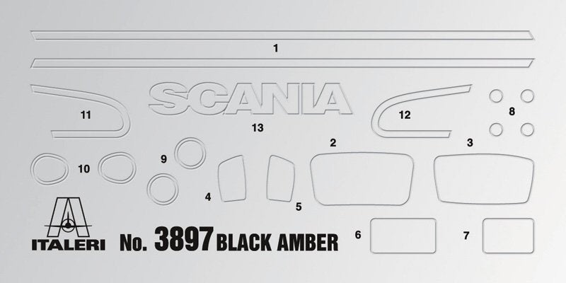 Italeri 3897 SCANIA R730 BLACK AMBER 1/24 – image 14