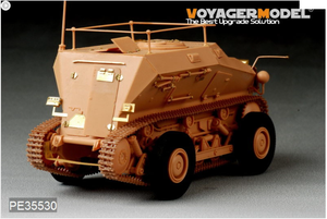 Maquette Voyager PE35530 Voiture blindée de reconnaissance chenillée allemande Sd.Kfz.254 de la Seconde Guerre mondiale POUR HOBBY BOSS 82491 1/35 – image 3