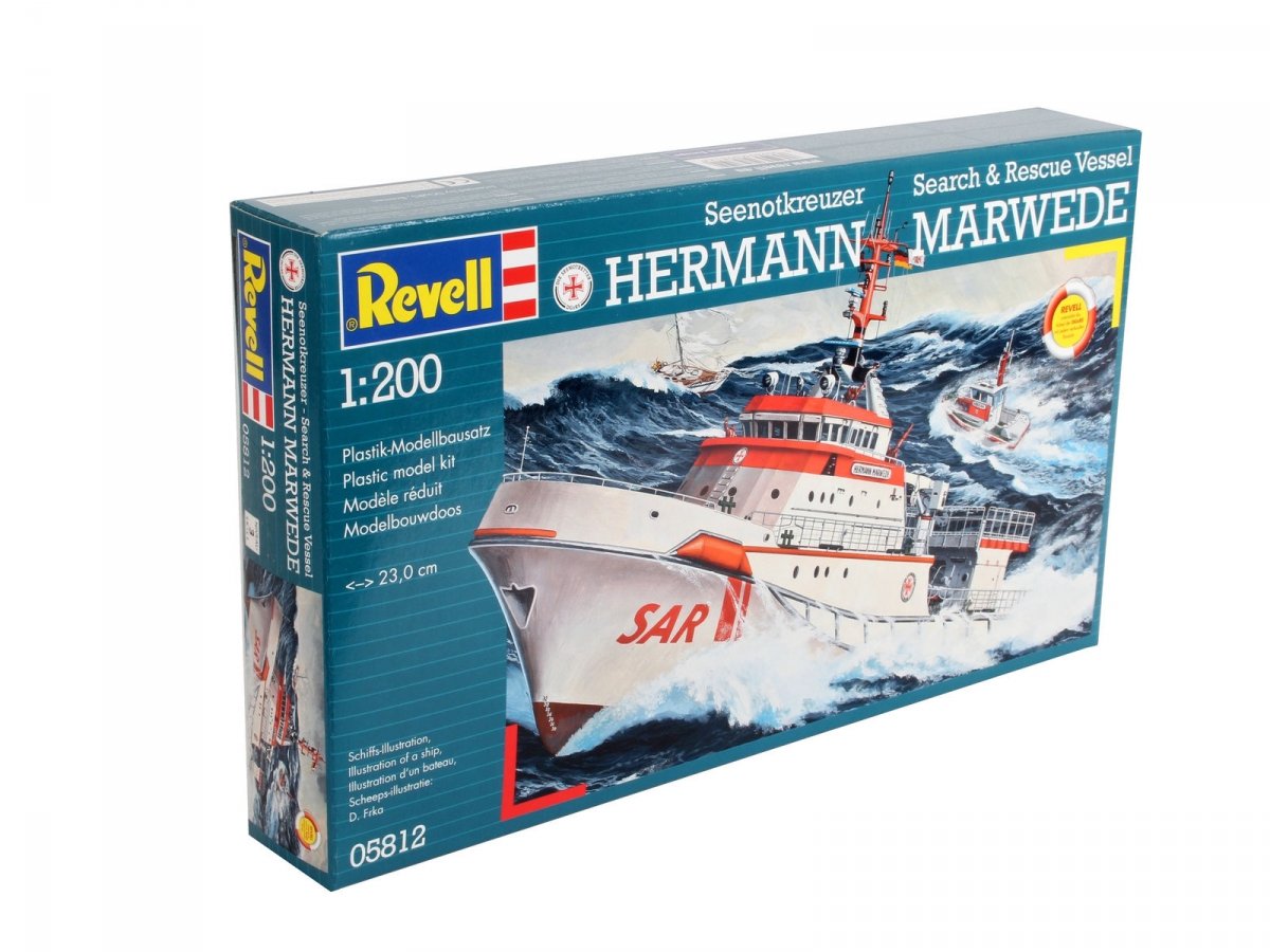 Revell 05812 German DGzRS Hermann Marwede 1/200
