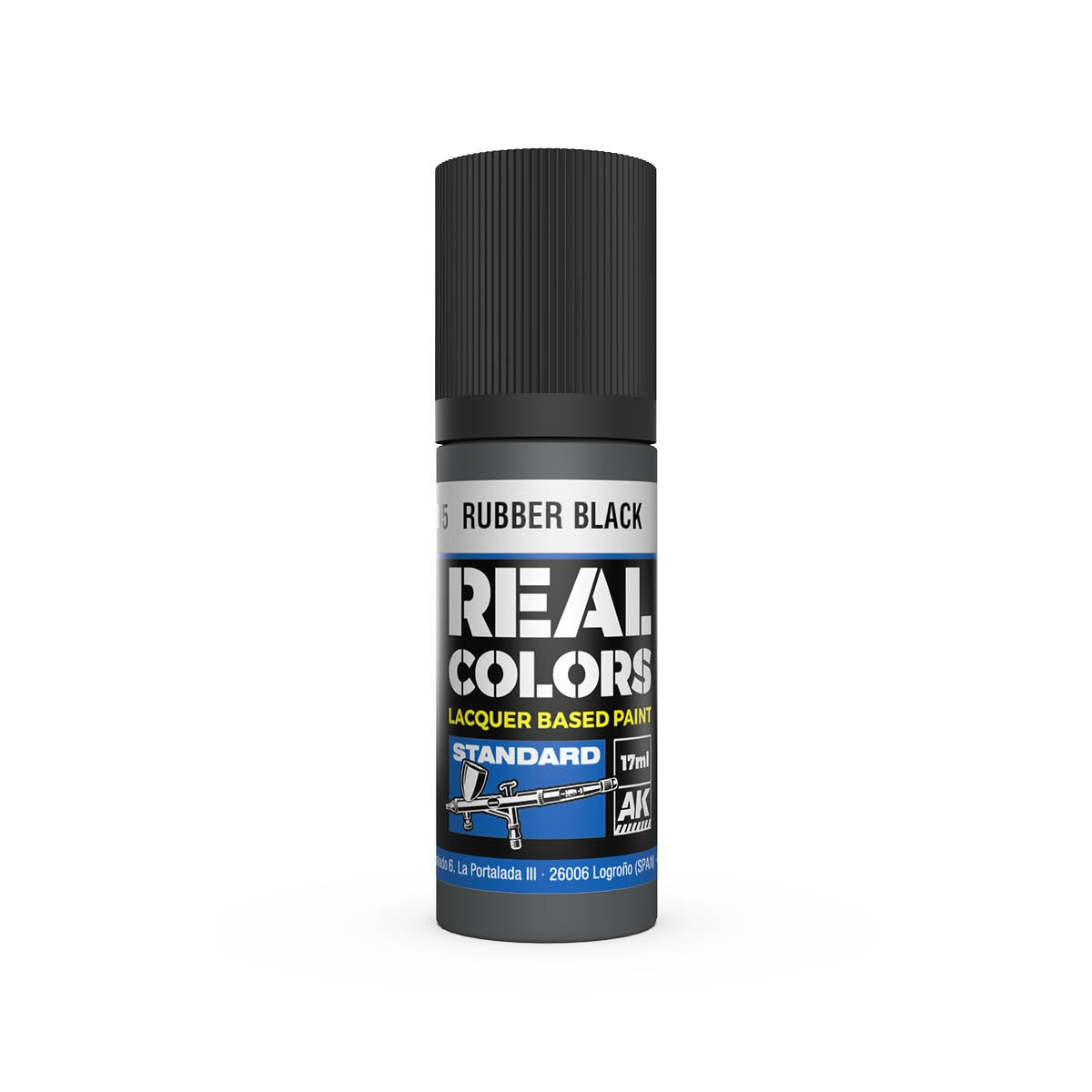 AK Interactive RC805 Rubber Black 17 ml – zdjęcie 2