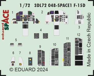 Eduard 3DL72048 F-15D SPACE 1/72 – immagine 3