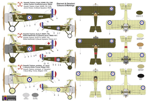 Kovozavody Prostejov KPM0338 Sopwith Triplane „RNAS“ 1/72 – Bild 2