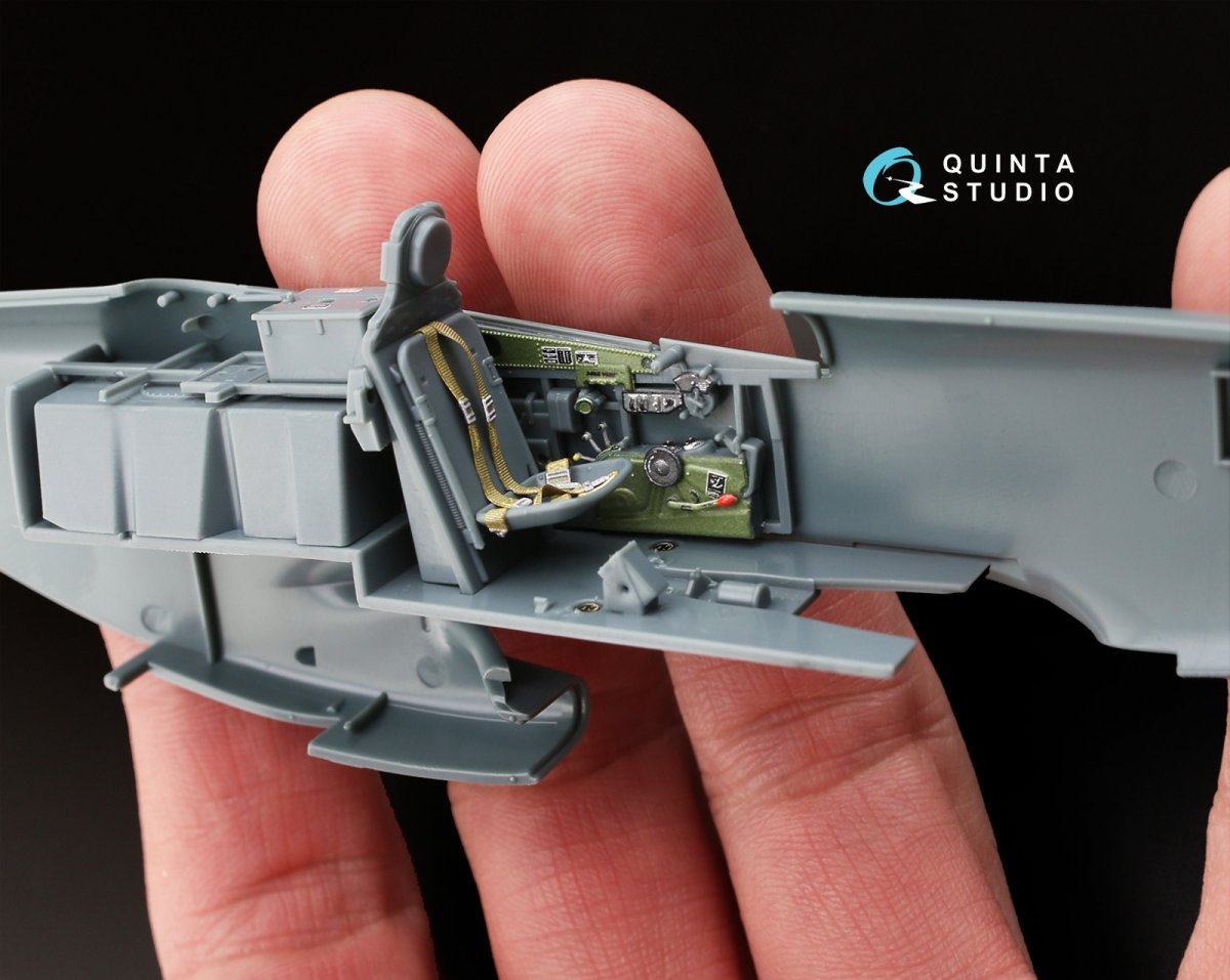 Quinta Studio QD48065 P-51D (Early) 3D-Printed &amp;amp; coloured Interior on decal paper (for Eduard kit) 1/48 – Bild 4