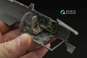 Quinta Studio QD35083 A6M2 Zero (Mitsubishi Prod.) 3D-Printed &amp;amp; colored Interior on decal paper (Border Model) 1/35 – image 7
