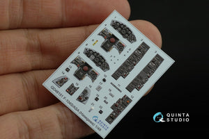 Quinta Studio QD48151 F-104S-ASA 3D-Printed &amp;amp; coloured Interior on decal paper (Hasegawa) 1/48 – zdjęcie 9