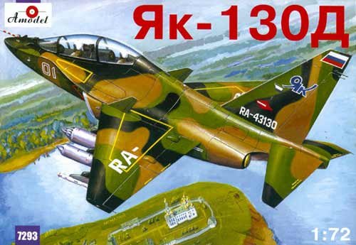 A-Model 07293 Yakovlev Yak-130D Russian AF Modern Jet Training Aircraft 1/72