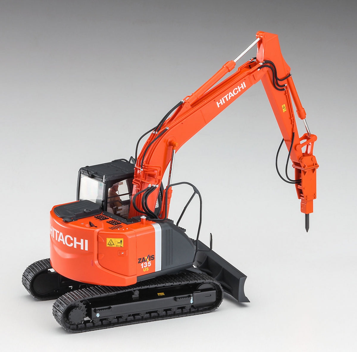 Hasegawa 66109 HITACHI CONSTRUCTION MACHINERY EXCAVATOR ZAXIS 135US HYDRAULIC BREAKER 1/35 – zdjęcie 3